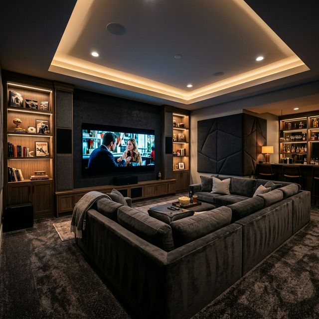 Basement home theater