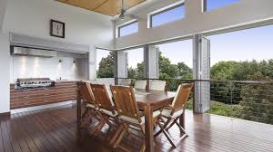 Deck dining area