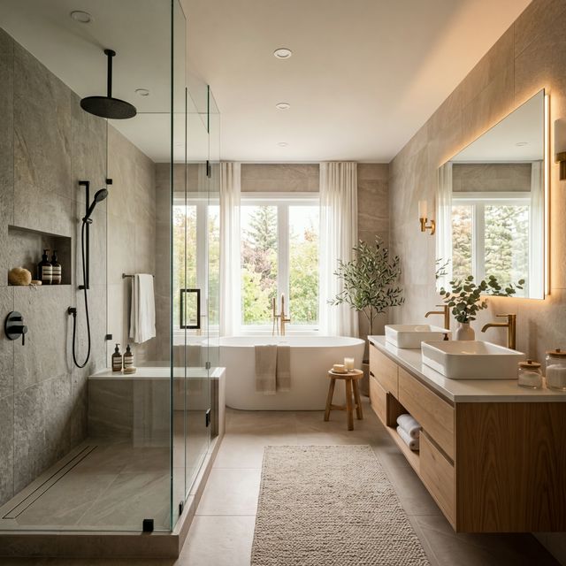 Bathroom renovation services in Vancouver by Vanova Interiors